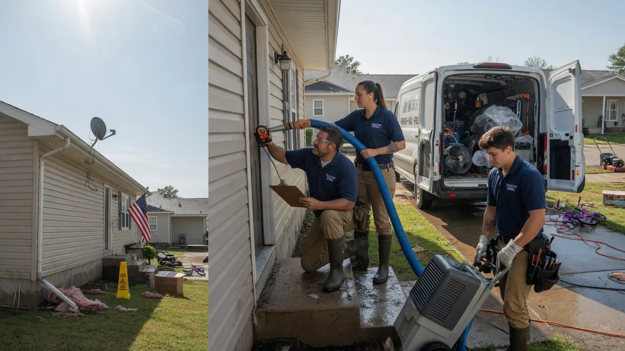 Ceiling Water Damage Restoration in Florence, MO near me